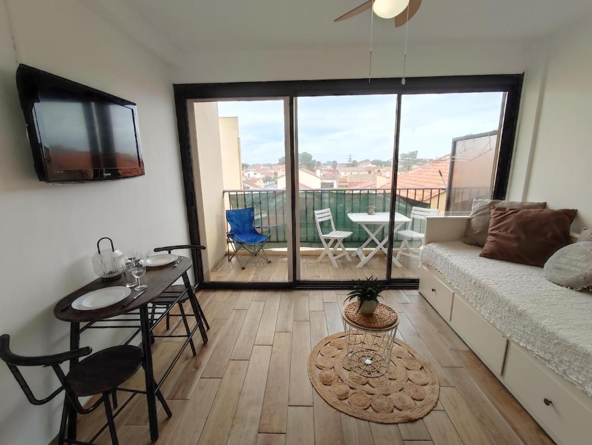 Beau studio à 1 minute de la plage Canet-en-Roussillon Extérieur photo